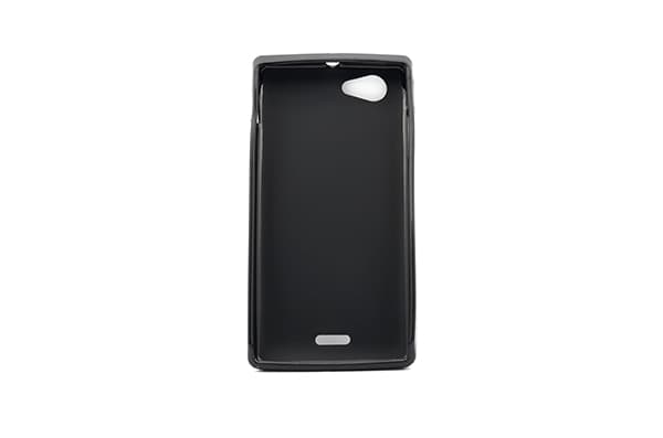 TPU pudding za Xperia J (crna)