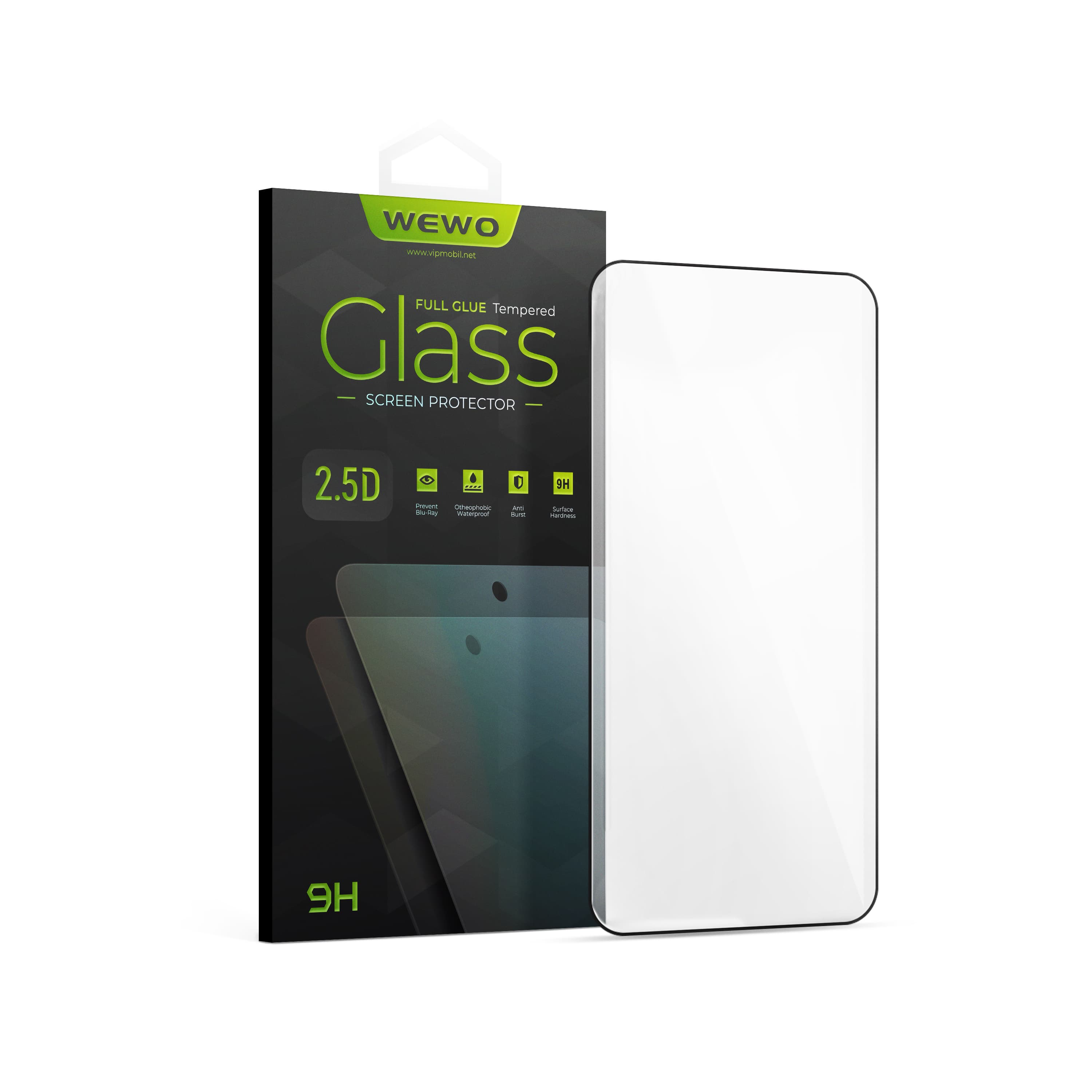 Nalepnica Display-a Glass 2.5D FULL GLUE Honor 600/600 Pro (black) Screen unlock