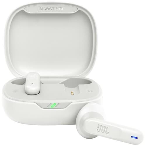 Slušalice JBL WAVE FLEX TWS WH (In-ear bežične bluetooth slušalice sa futrolom za punjenje) bele