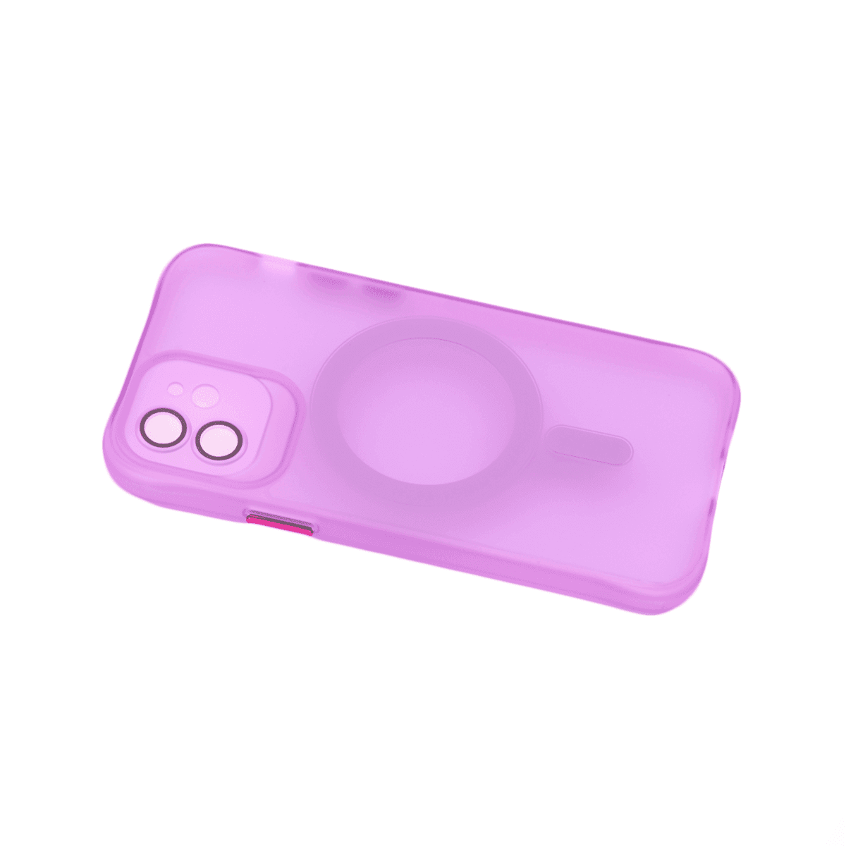 TPU TRANS-COLOR MAGSAFE for iPhone 12 (6.1") ljubičasta