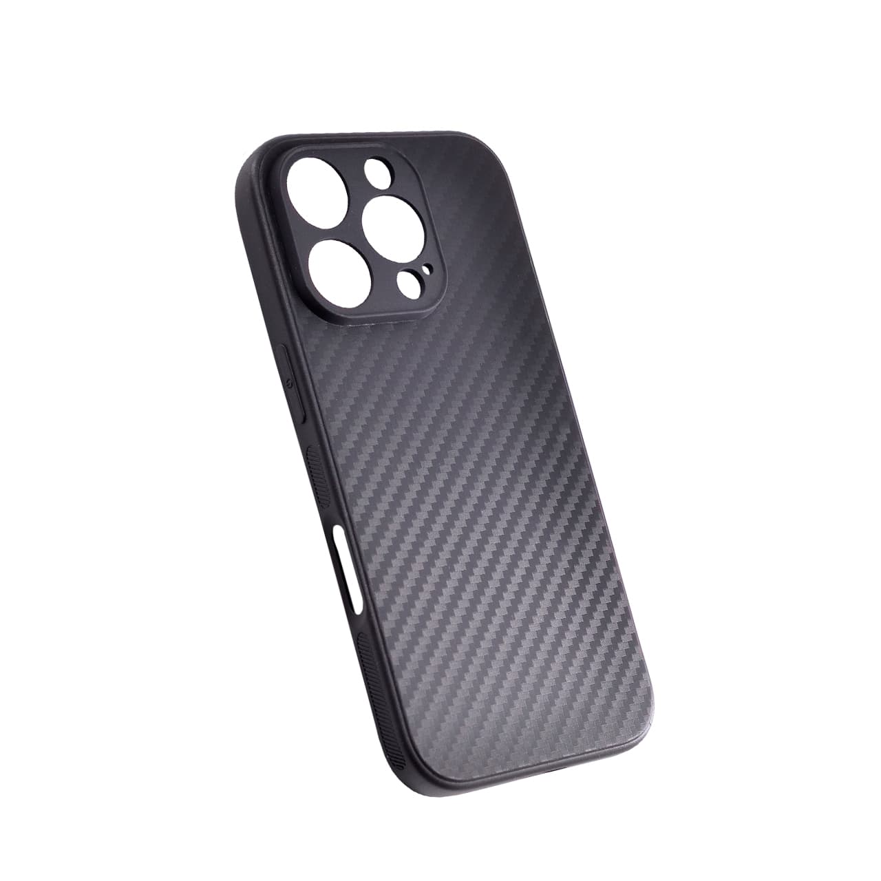 TPU CARBON 0,3mm za iPhone 16 Pro Max (6.7") black