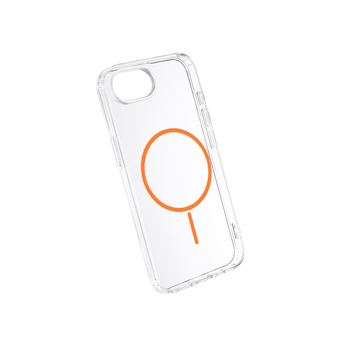 TPU CLEAR COLOR MAGSAFE for iPhone 16e/17e (6.1") narandžasta