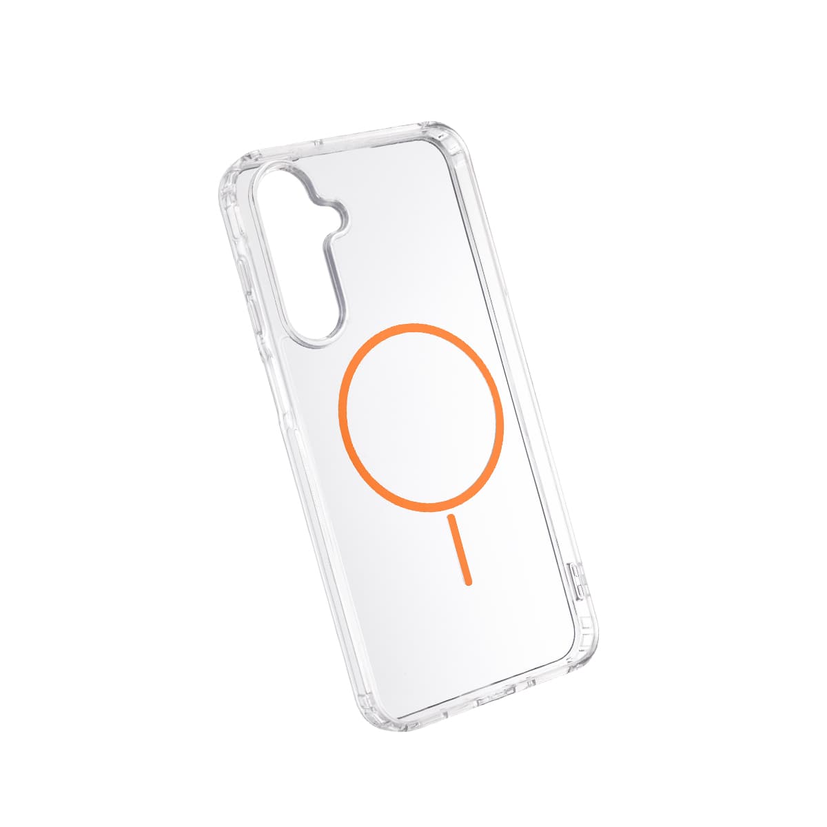 TPU CLEAR COLOR MAGSAFE for SM-A165F (Galaxy A16 4G) narandžasta