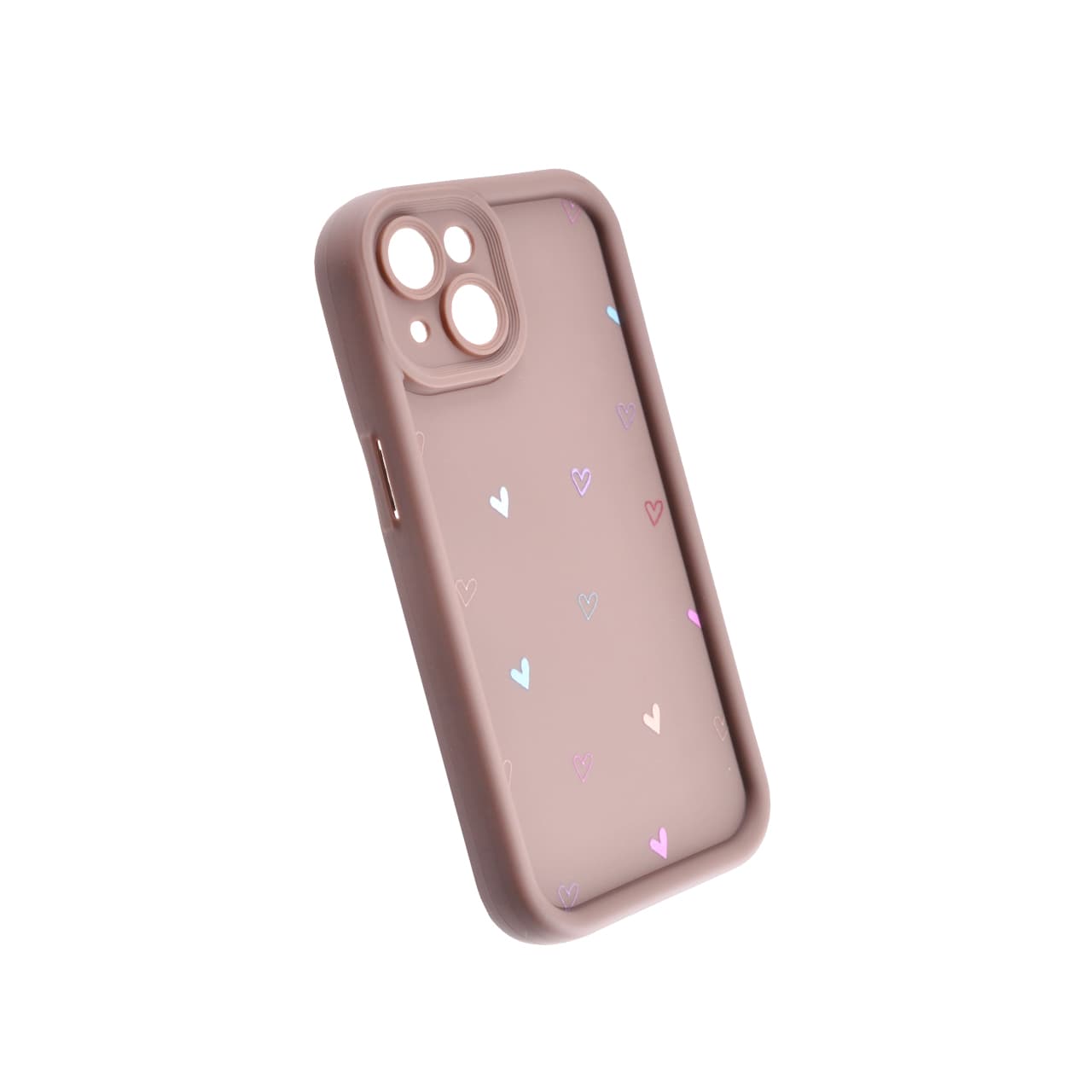 TPU PRINT STRONG za iPhone 15 (6.1") šarena srca