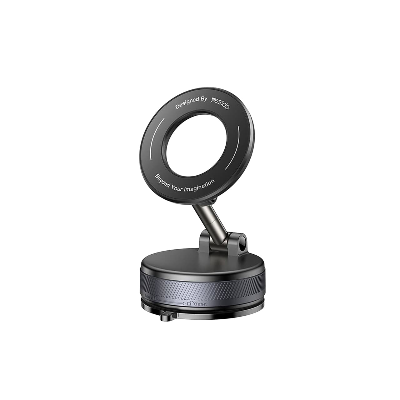 Držač za mobilni telefon YESIDO vakum sa magnetom - sklopivi (C228) black