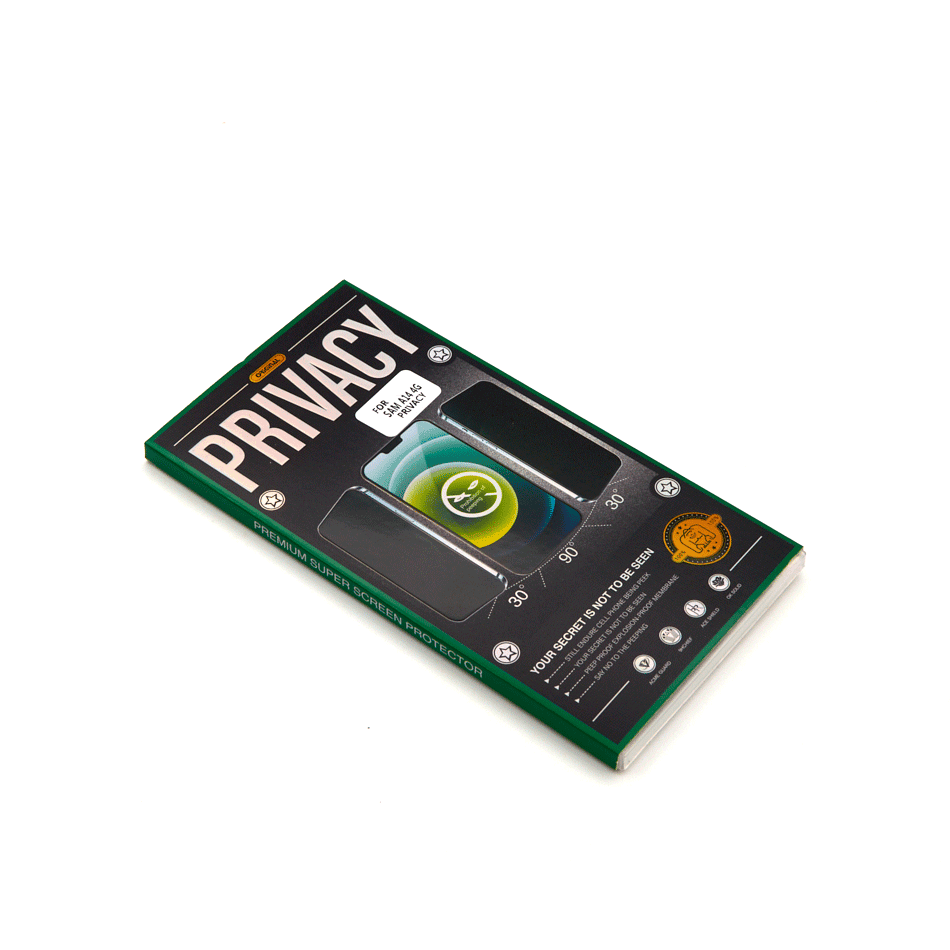 Nalepnica Display-a Glass PRIVACY 5D FULL GLUE for SM-A145F/A146B (Galaxy A14 4G/5G)