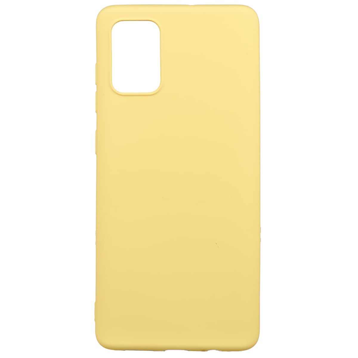 TPU MATTE for SM-A715F (Galaxy A71) žuta