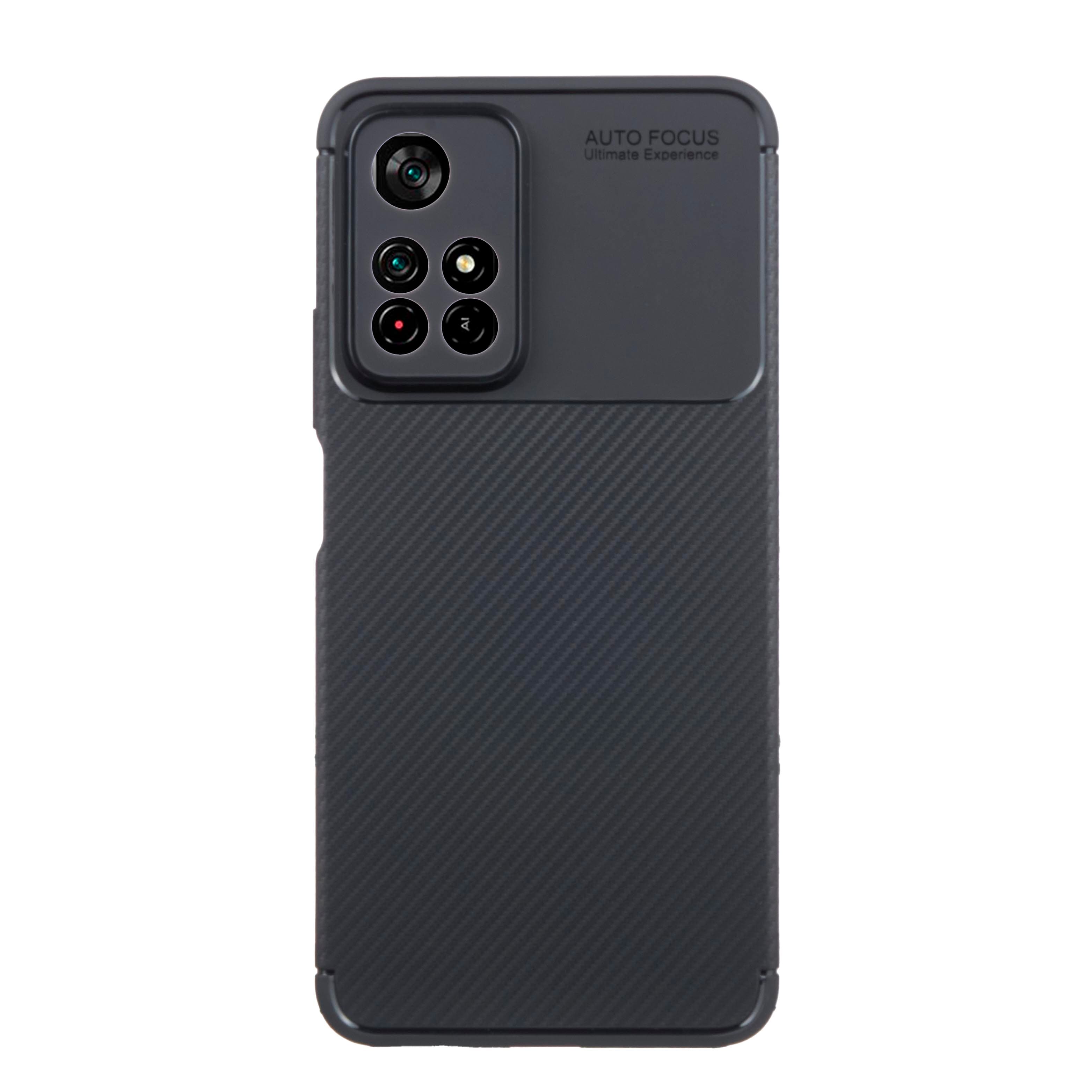 TPU CARBON NEW for Redmi Note 11T 5G/Poco M4 Pro 5G/Redmi Note 11 China (black)