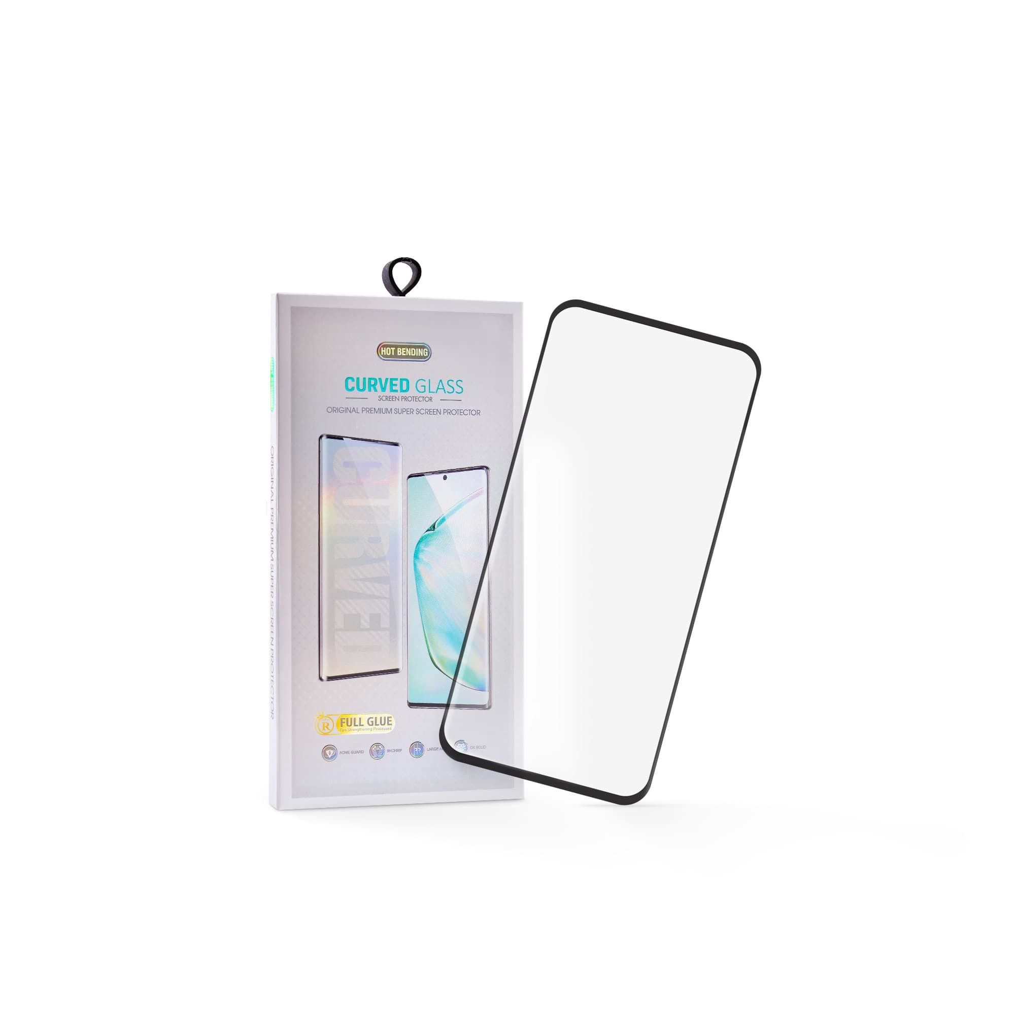 Nalepnica Display-a Glass 5D FULL GLUE Moto Edge 60 Pro (black)