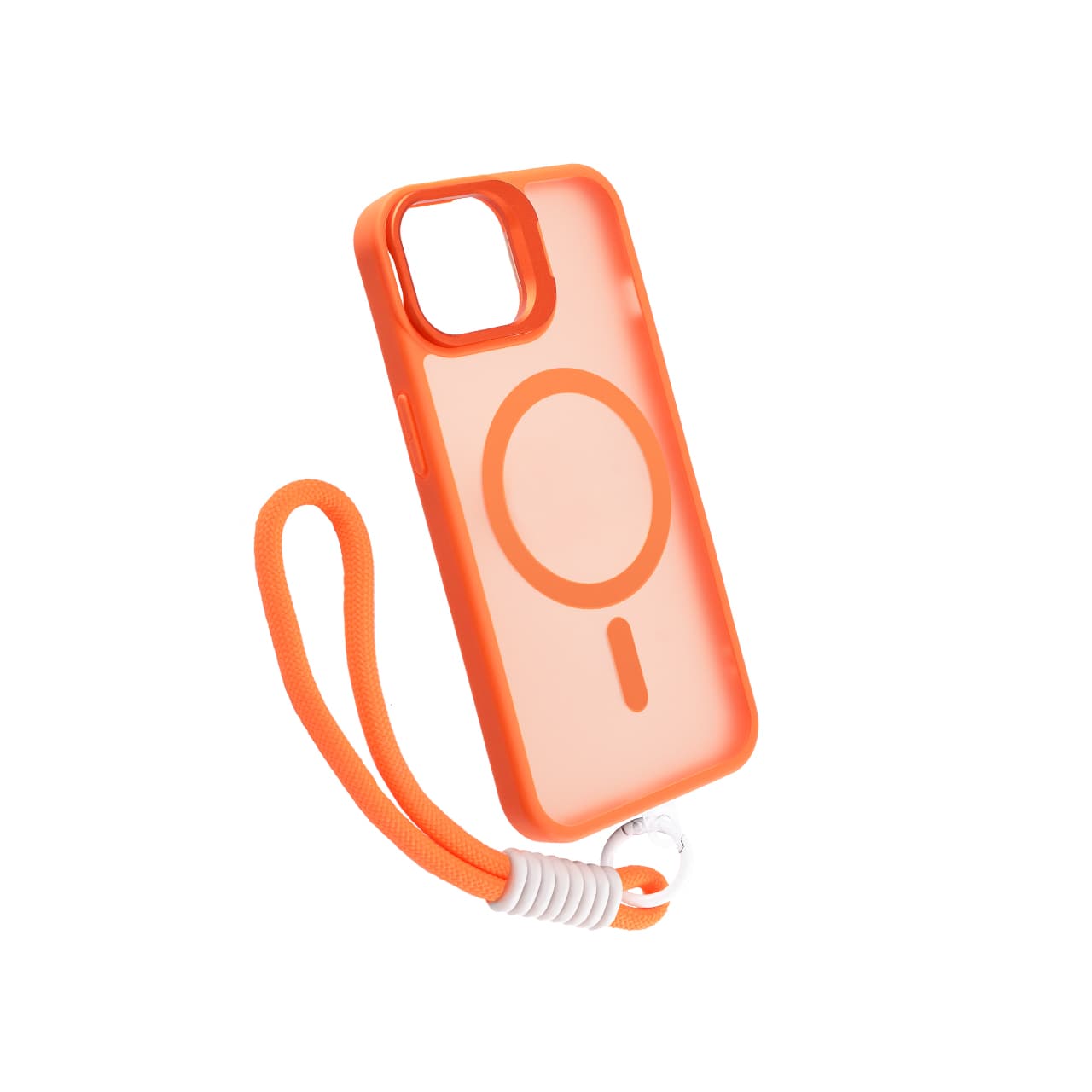 PC CAMERA STAND ROPE MAGSAFE for iPhone 13/14 (6.1") narandžasta