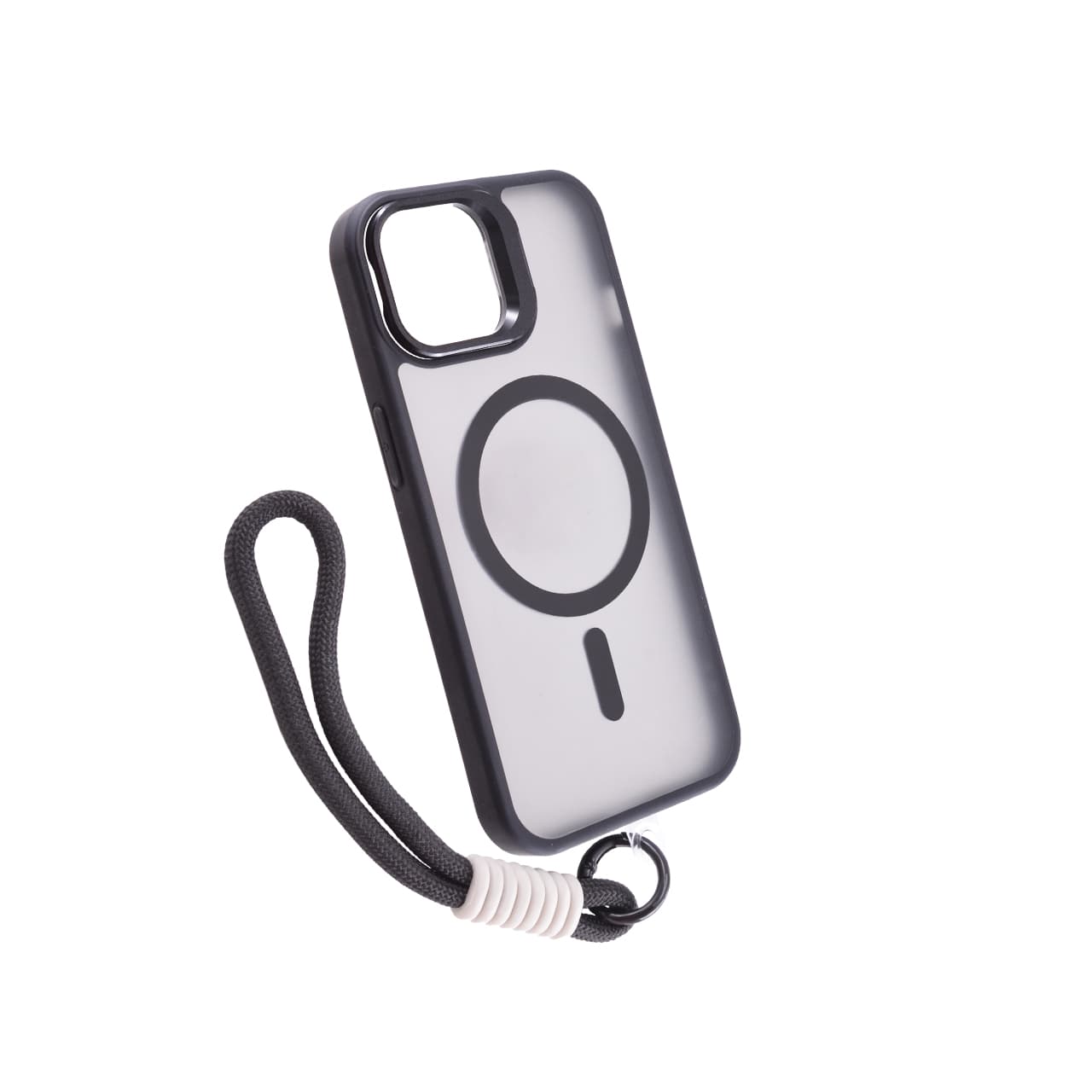 PC CAMERA STAND ROPE MAGSAFE for iPhone 15 (6.1") crna
