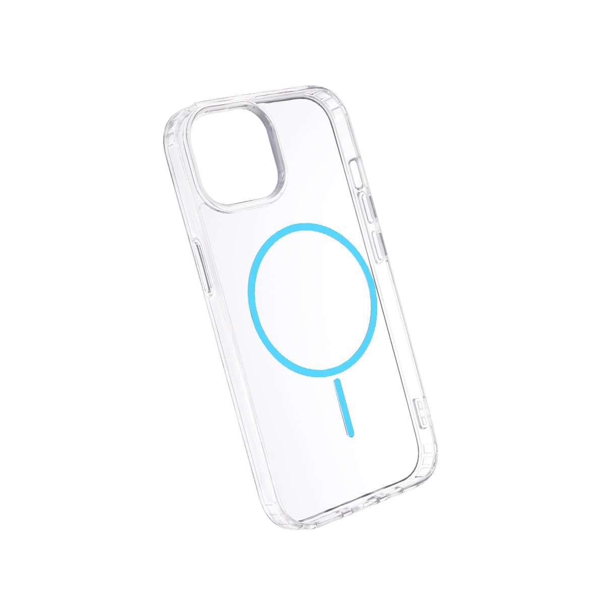 TPU CLEAR COLOR MAGSAFE for iPhone 15 (6.1") svetlo plava