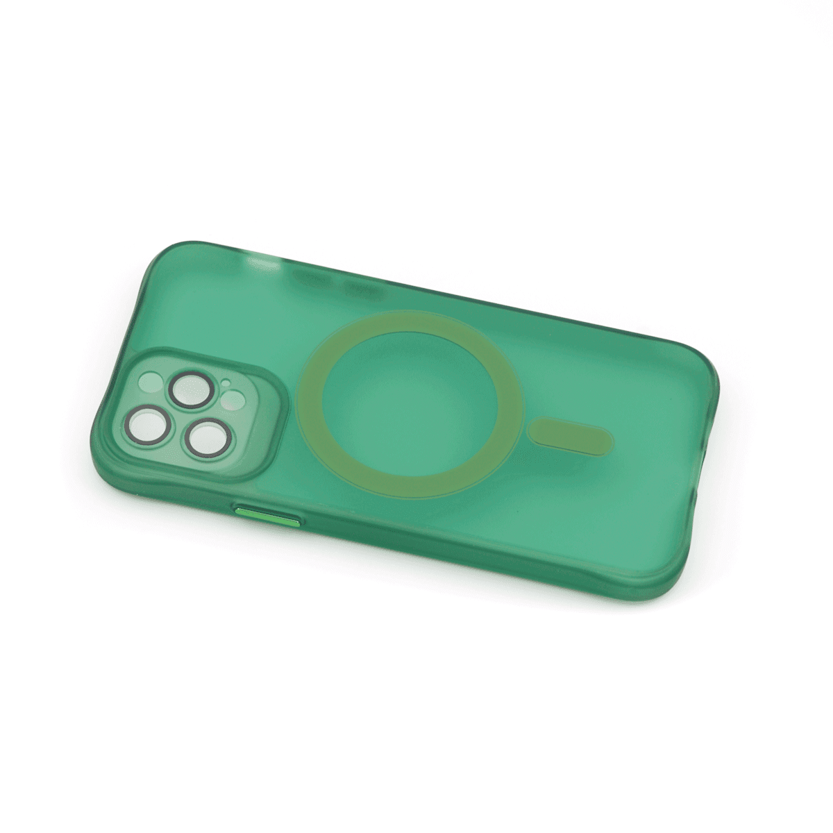 TPU TRANS-COLOR MAGSAFE for iPhone 12 Pro (6.1") zelena