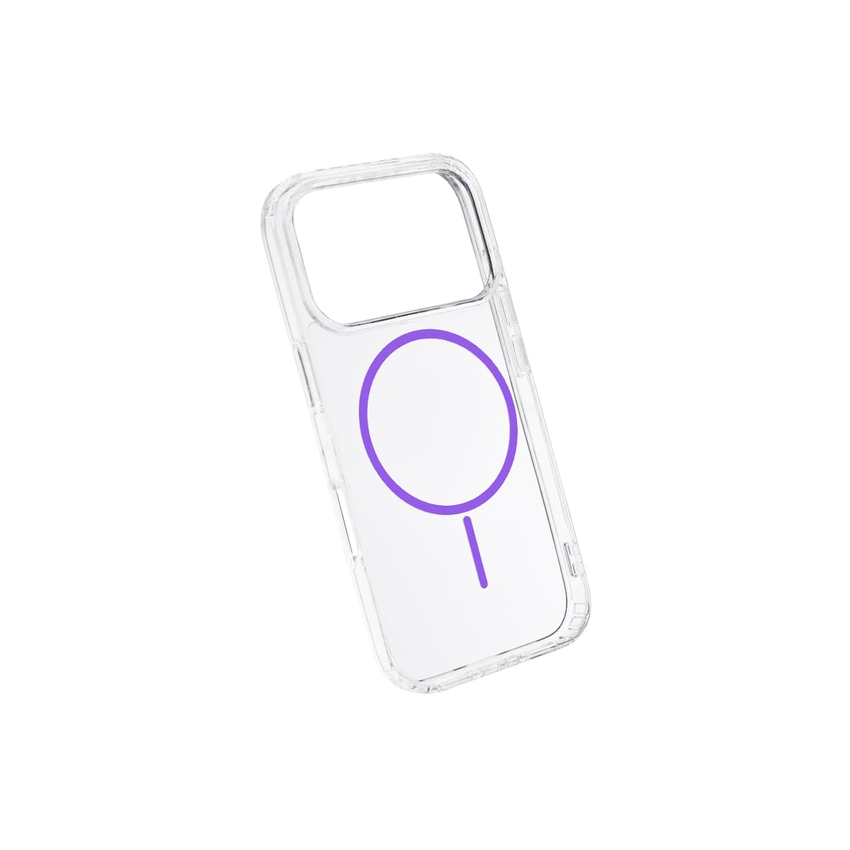 TPU CLEAR COLOR MAGSAFE for iPhone 17 Pro (6.3") ljubičasta