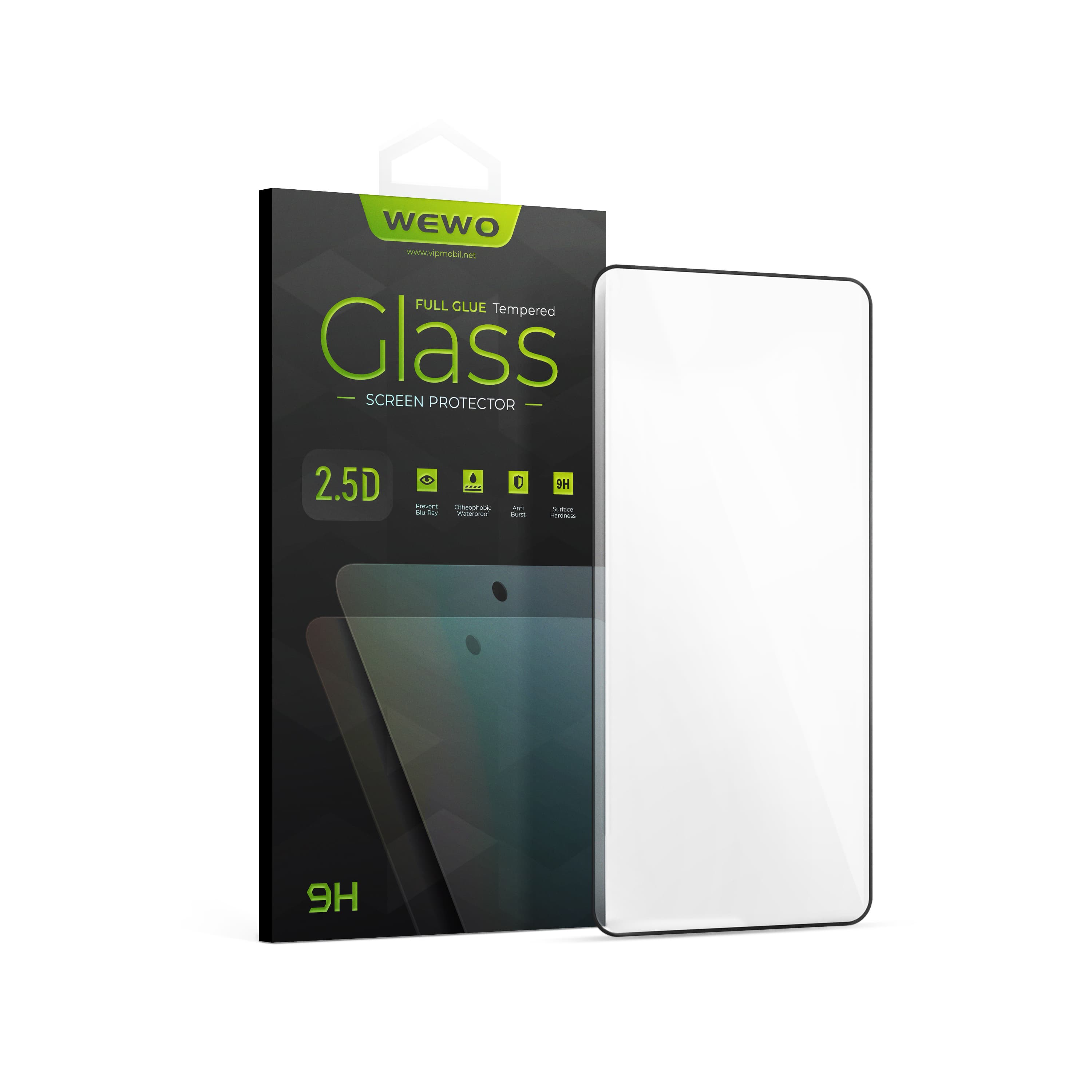 Nalepnica Display-a Glass 2.5D FULL GLUE Moto Edge 70 (black)