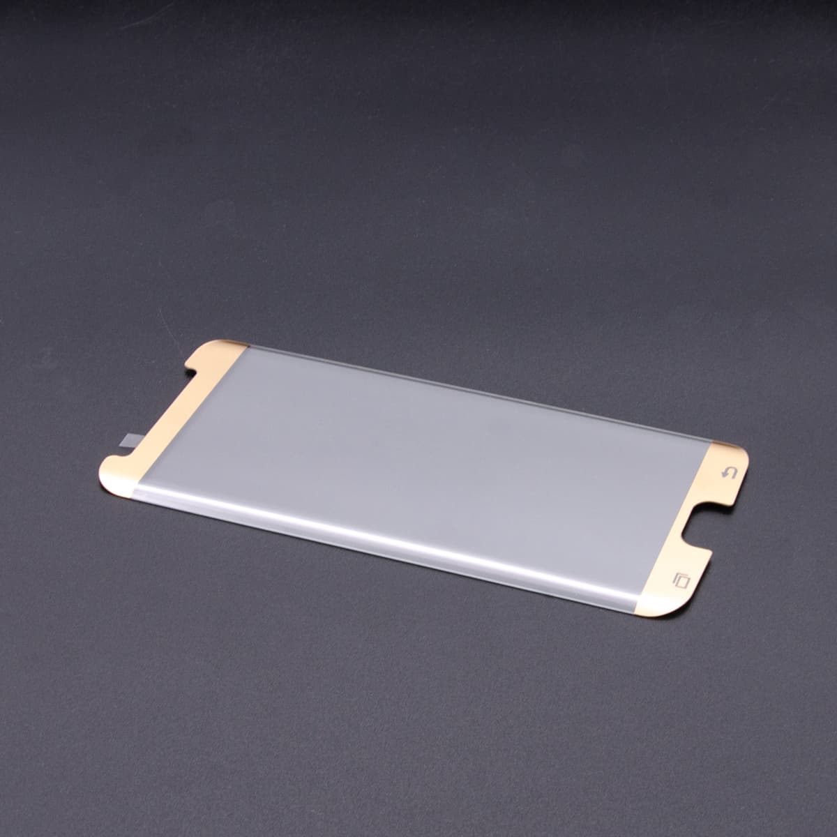 Nalepnica Display-a Glass 5D MINI for SM-G925F (Galaxy S6 Edge zakrivljena) gold