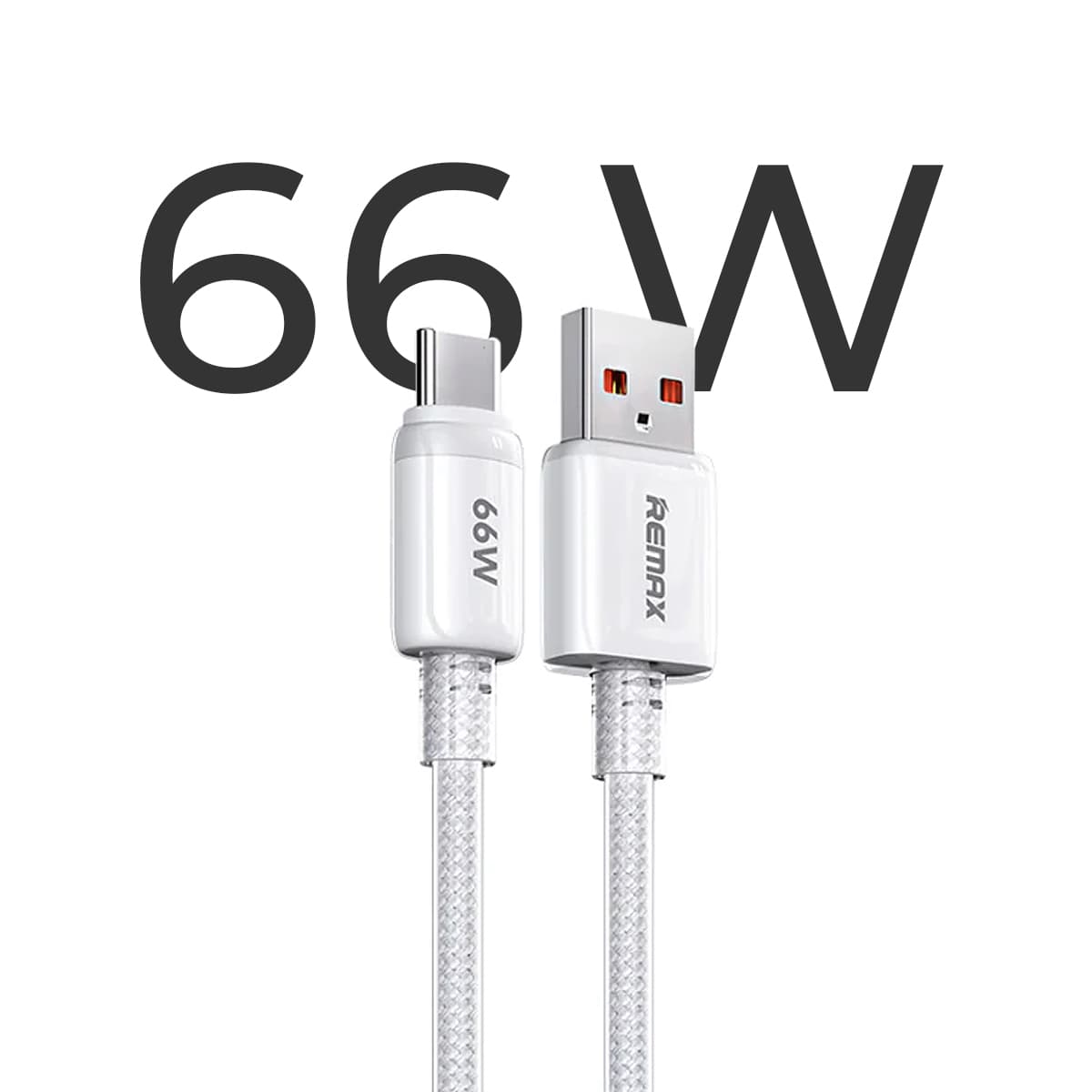 USB Data Cable REMAX RC-C025 Icy 66W FAST CHARGE Type-C beli 1.2m