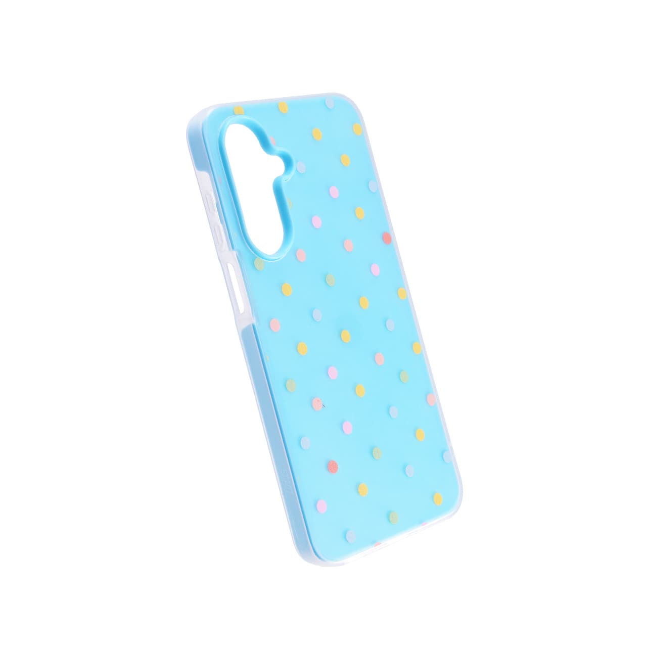 TPU SUNFLOWER SPOTS for SM-A175F (Galaxy A17) blue