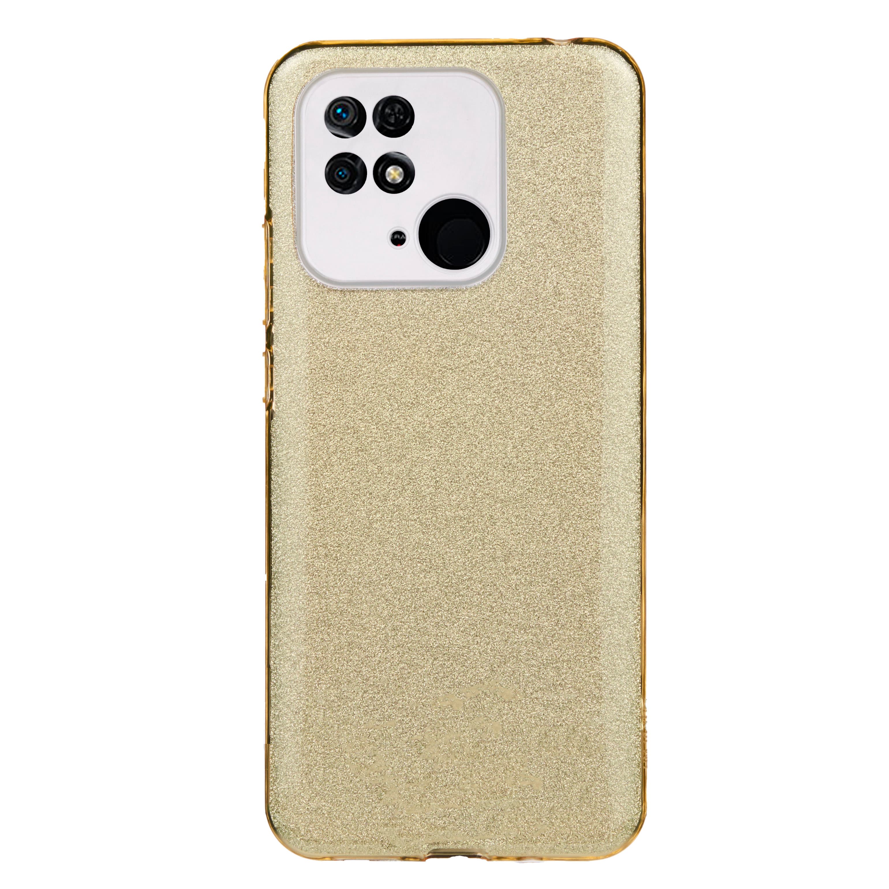 TPU Sparkly SHINE Redmi 10C (gold)