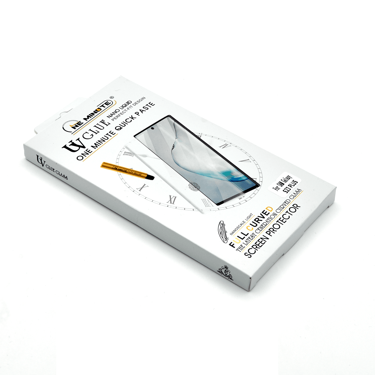 Nalepnica Display-a Glass 5D FULL GLUE UV for SM-S916 (Galaxy S23 Plus) black