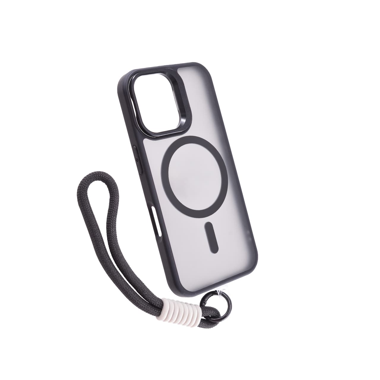 PC CAMERA STAND ROPE MAGSAFE for iPhone 16 (6.1") crna