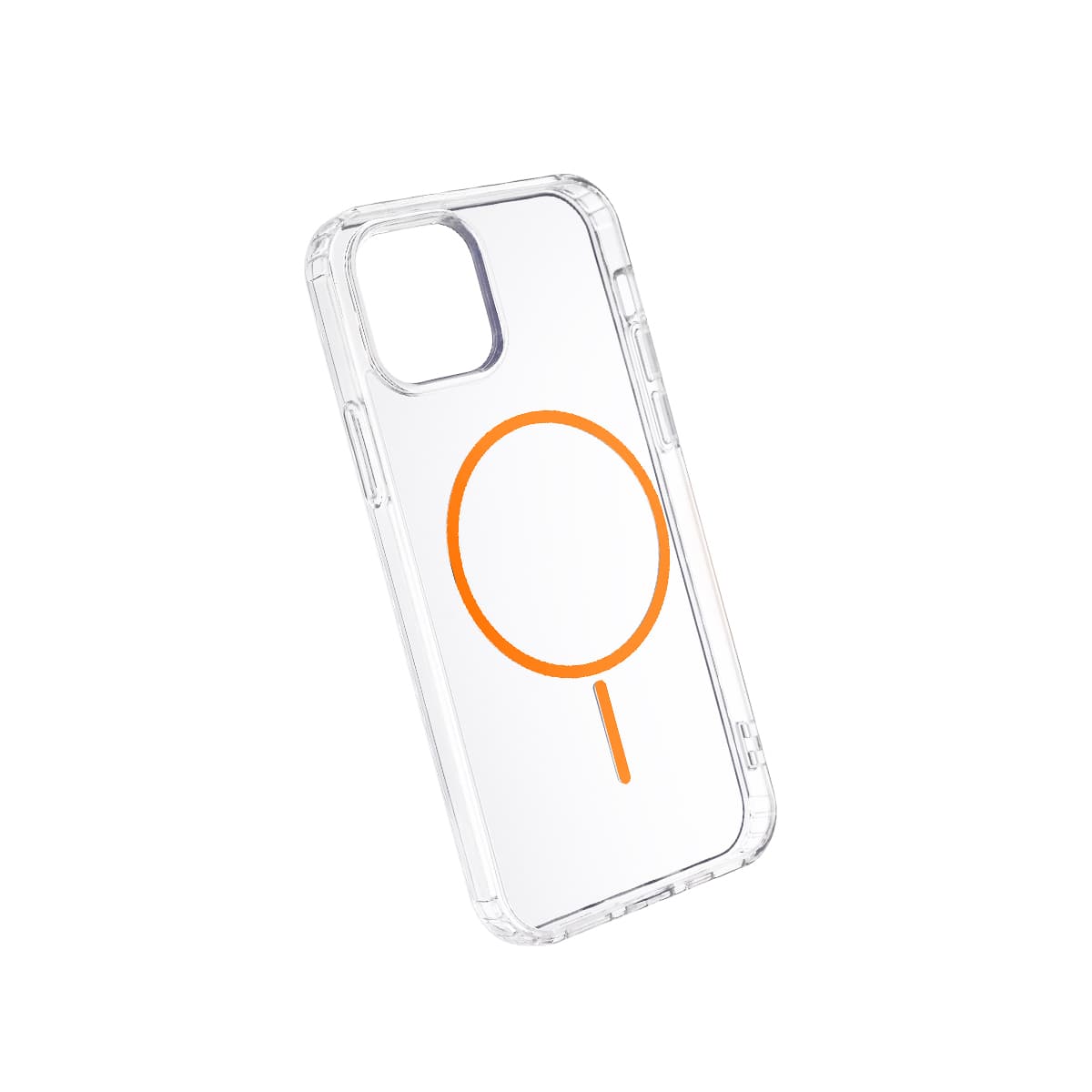 TPU CLEAR COLOR MAGSAFE for iPhone 12/12 Pro (6.1") narandžasta
