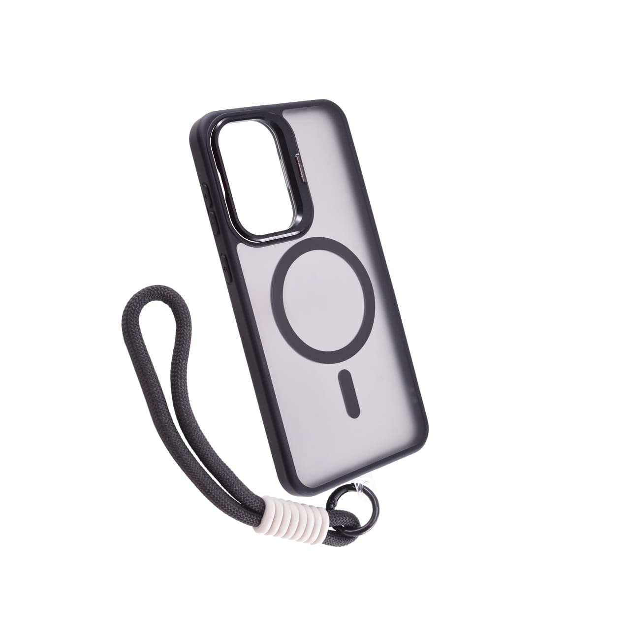 PC CAMERA STAND ROPE MAGSAFE for SM-A366B/A566B (Galaxy A36/A56) crna