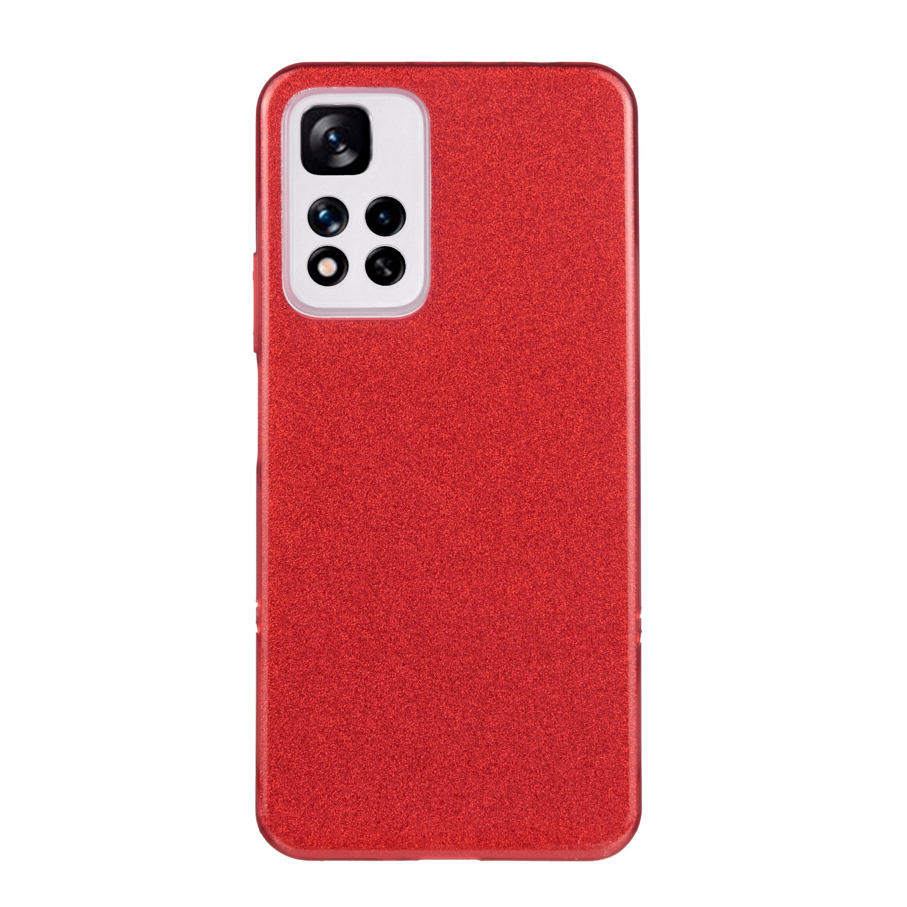 TPU Sparkly SHINE Redmi Note 11 Pro (China)/11 Pro Plus/Poco X4 NFC (red)