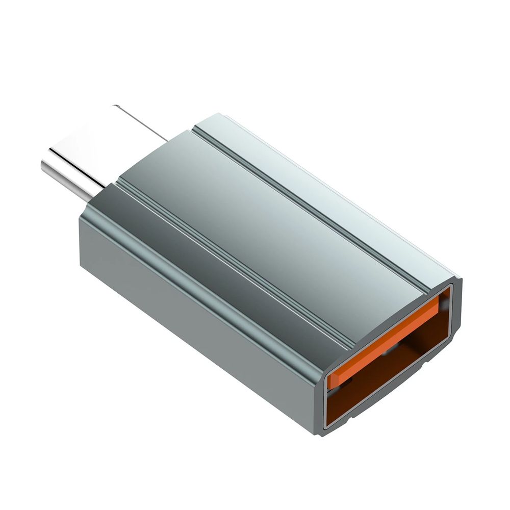Kabl — Adapter Ldnio LC140 USB na Type C, sivi