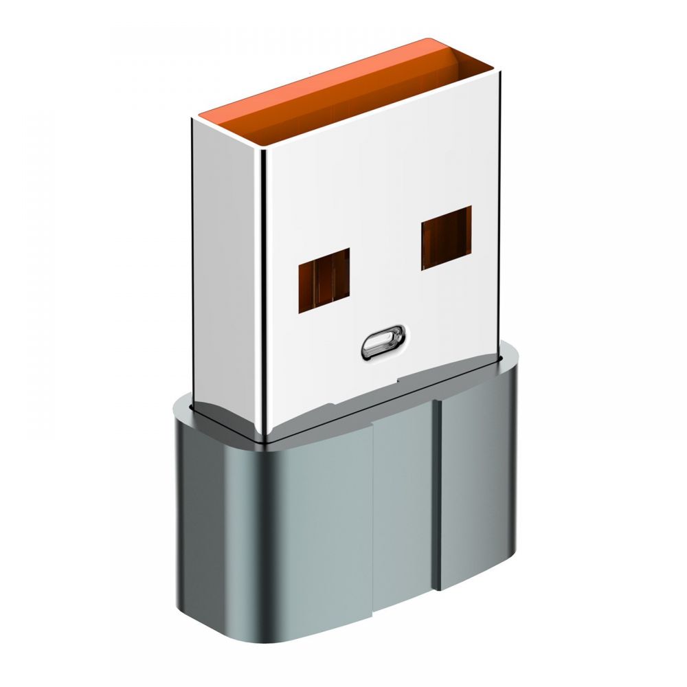 Kabl — Adapter Ldnio LC150 Type C na USB, sivi