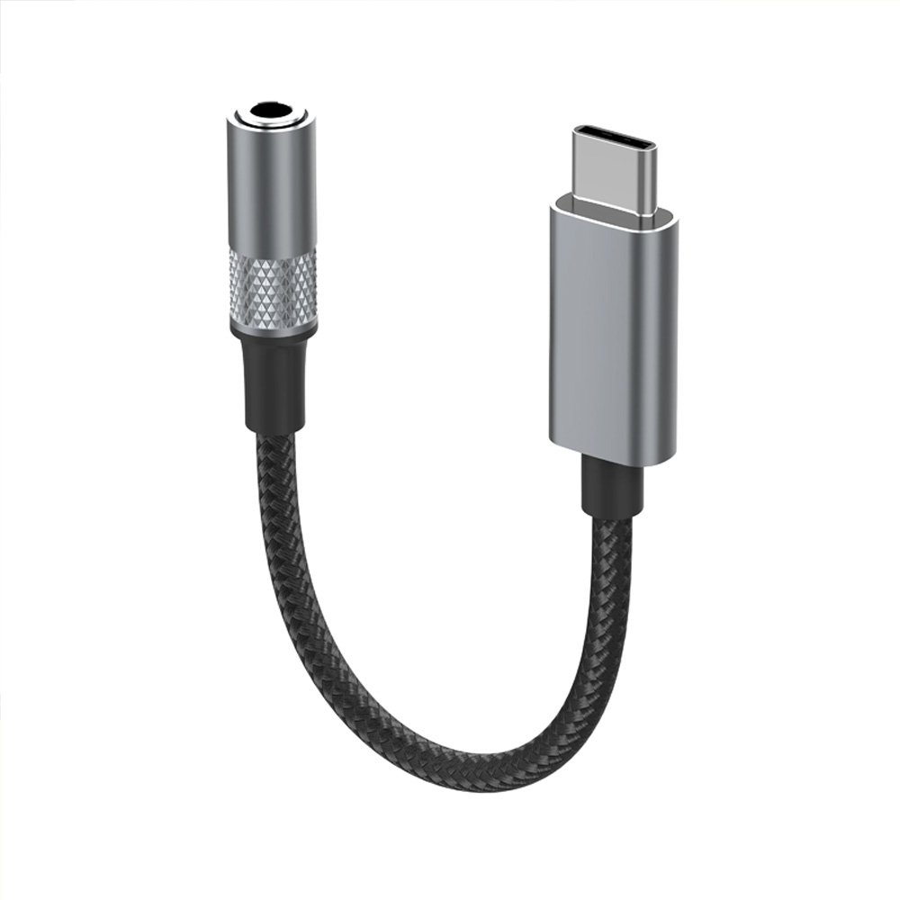 Kabl — Adapter Ldnio LSY80C za slusalice Type C na 3.5mm, crni