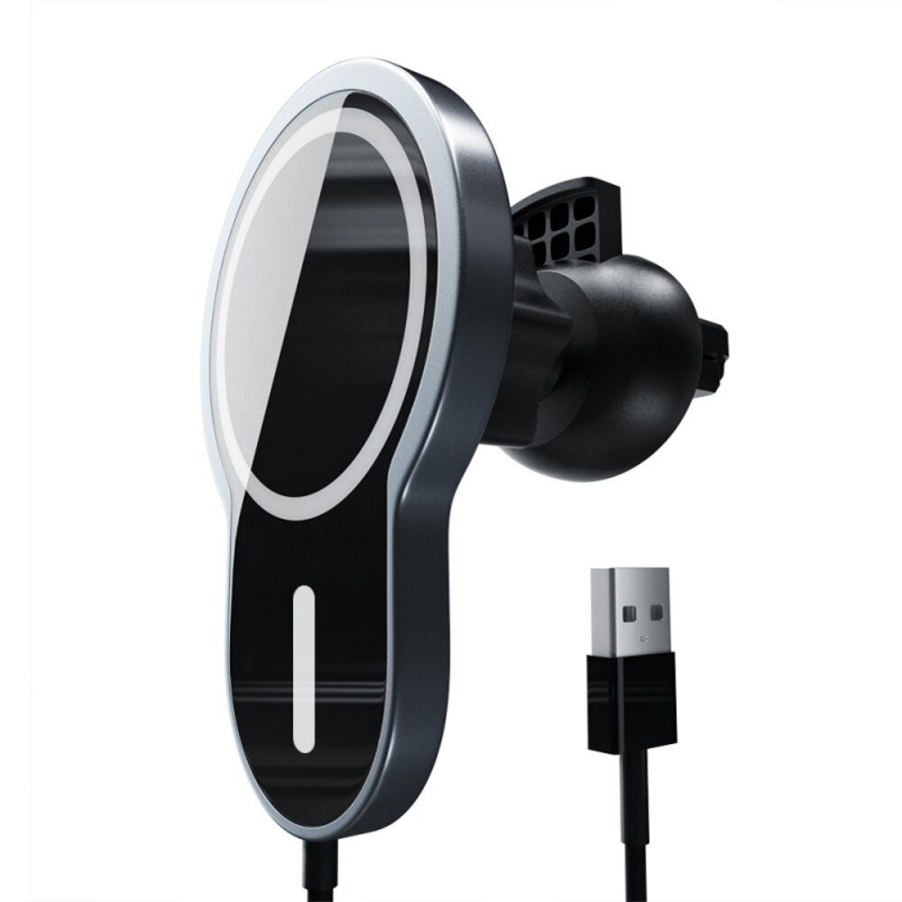 Punjač za Apple — Auto iPhone magnetic 15W, crni