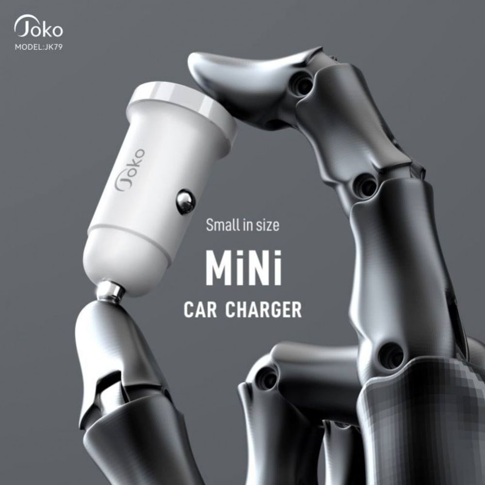 Punjač — Auto Konfulon JK79, 3A, QC3.0 22.5W, PD 30W, crni