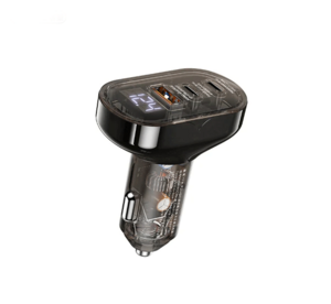 Punjač — Auto Remax Cybo RCC-351 Fast Charge 2XPD+QC 72W, crni