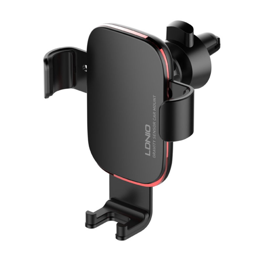 Power bank — Auto stalak za ventilaciju Ldnio MG10, crveni