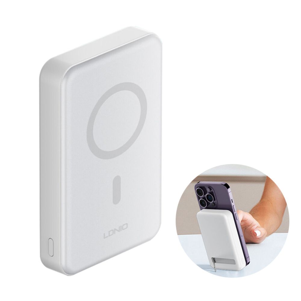 Power bank — Back up baterija Ldnio PQ16 10000mAh, 15W wireless, bela