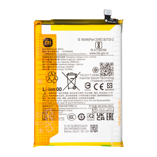 Baterija za Xiaomi Redmi 13C — Poco C65 BN5Q 1330101000156B service pack