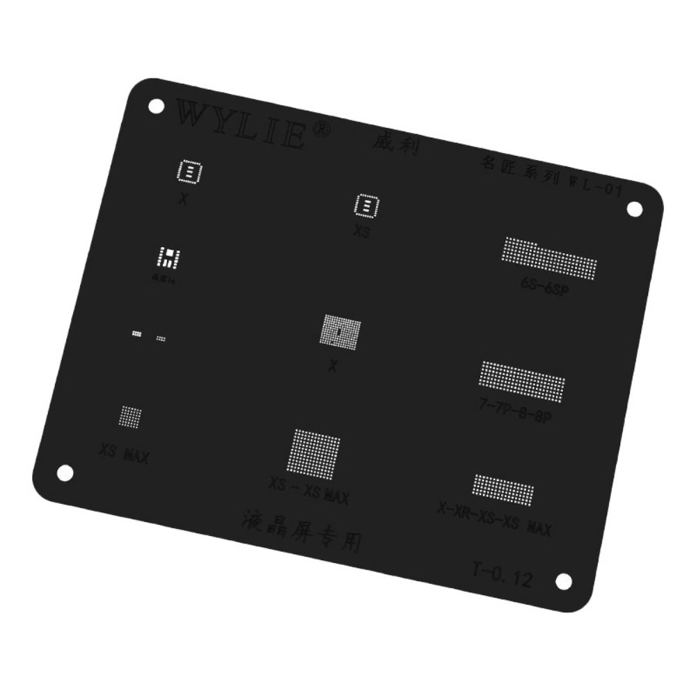 Servisni deo za Apple — BGA Sito Wylie black WL-01