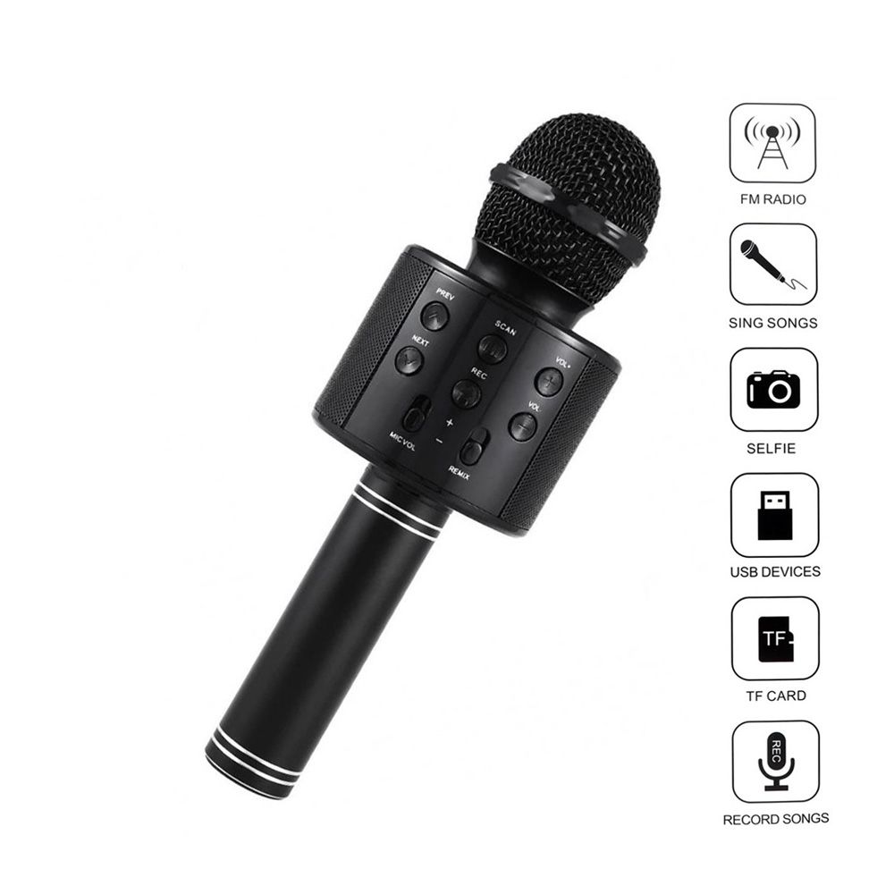 Audio oprema — Bluetooth mikrofon, crni