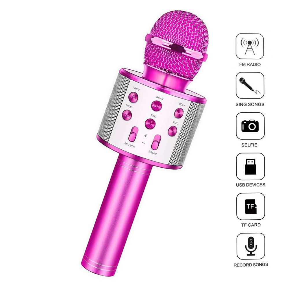 Audio oprema — Bluetooth mikrofon, pink