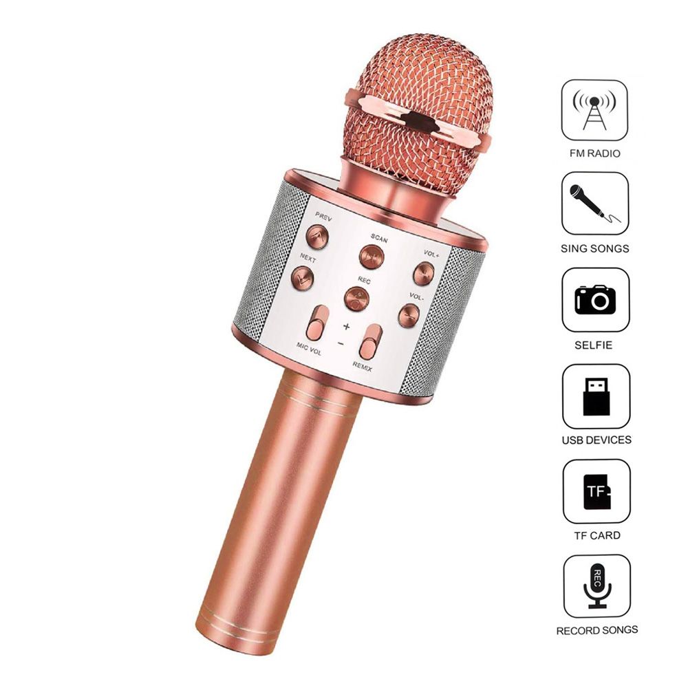 Audio oprema — Bluetooth mikrofon, roze