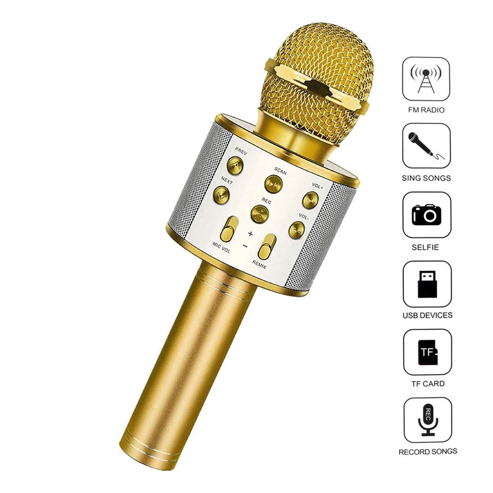 Audio oprema — Bluetooth mikrofon, zlatni