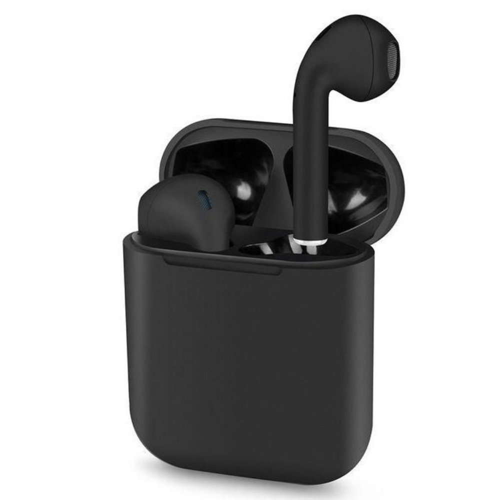 Audio oprema za Apple — Bluetooth slusalice Airpods i12 TWS crne HQ