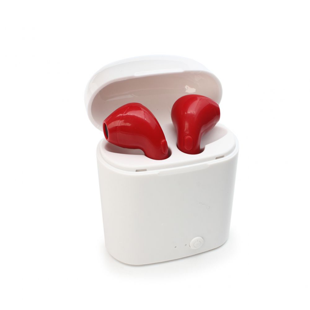Audio oprema za Apple — Bluetooth slusalice Airpods i7s TWS crvene