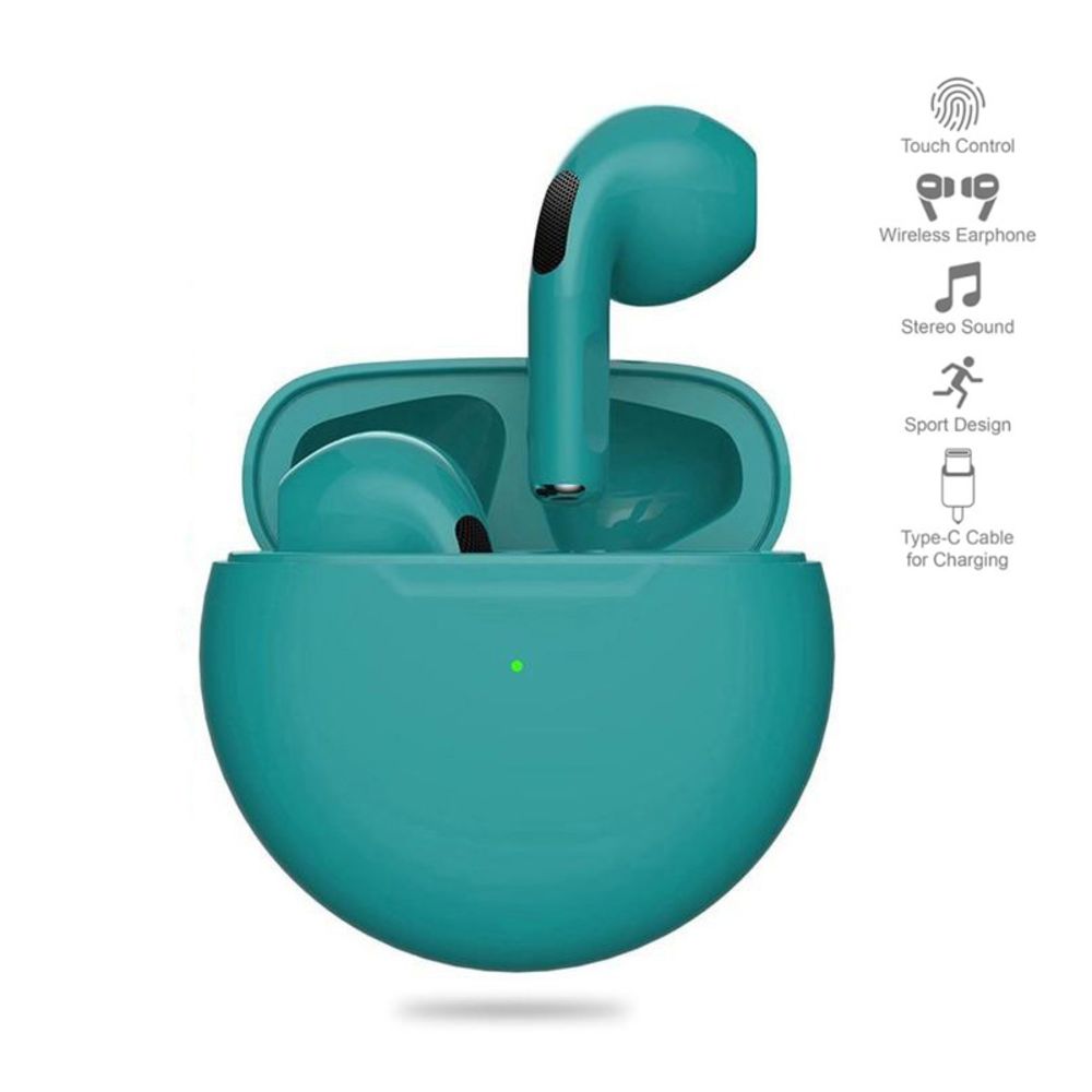 Audio oprema za Apple — Bluetooth slusalice Airpods T-phox Pro zelene HQ