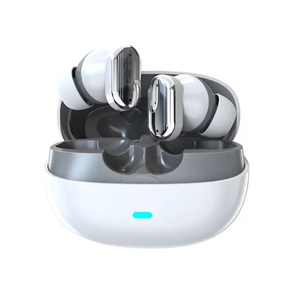 Audio oprema za Apple — Bluetooth slusalice Airpods T-phox belo sive HQ