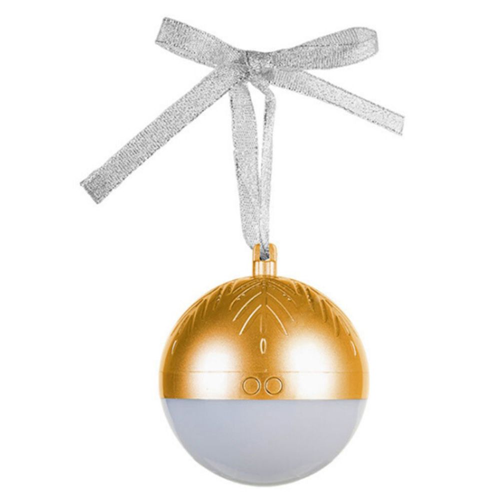 Audio oprema — Bluetooth zvucnik novogodisnji ukras, zlatni