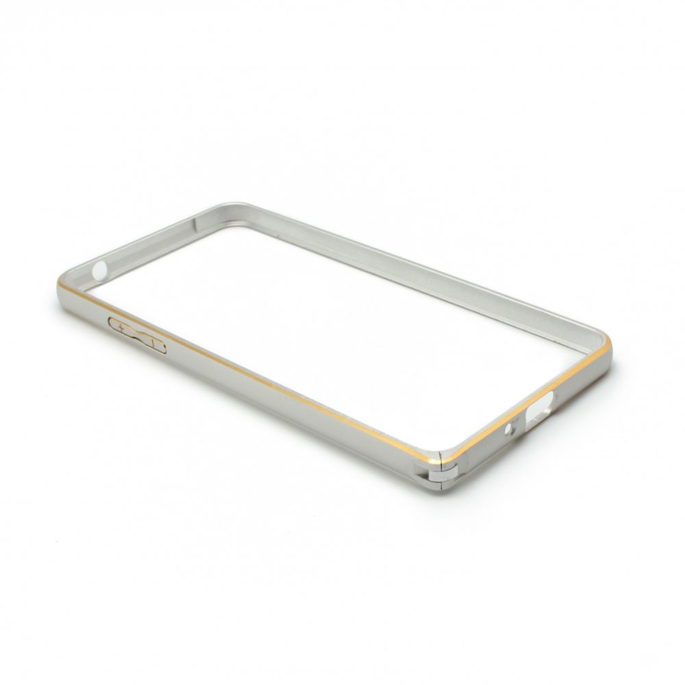 Maska za Samsung Galaxy Grand Prime — Bumper Creative gold, srebrni