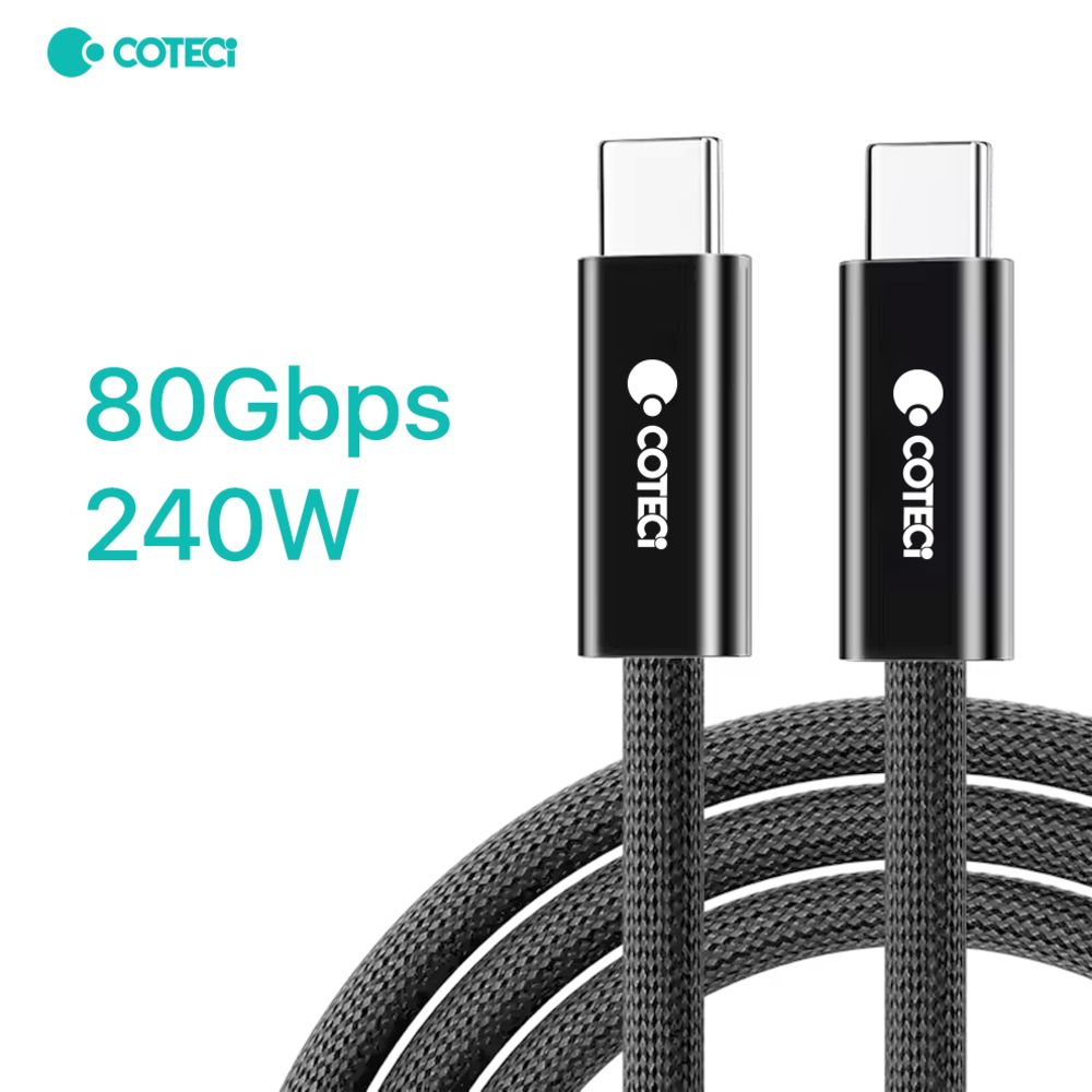 Kabl — Data Coteci Thunderbolt OF-065 80Gbps 240W 4k PD