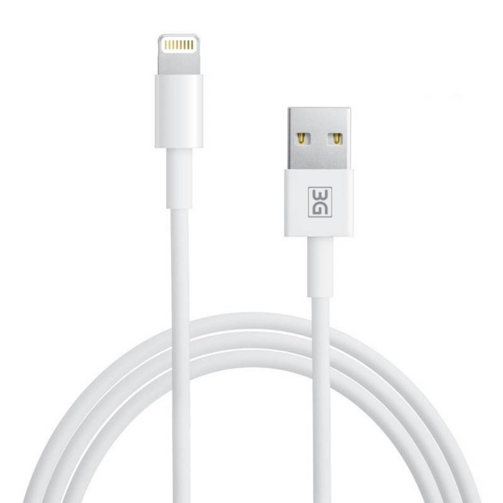 Kabl — Data L 3G USB na Lightning beli 1m